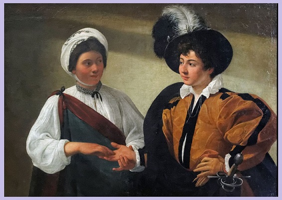 A Adivinha, pintura de Caravaggio