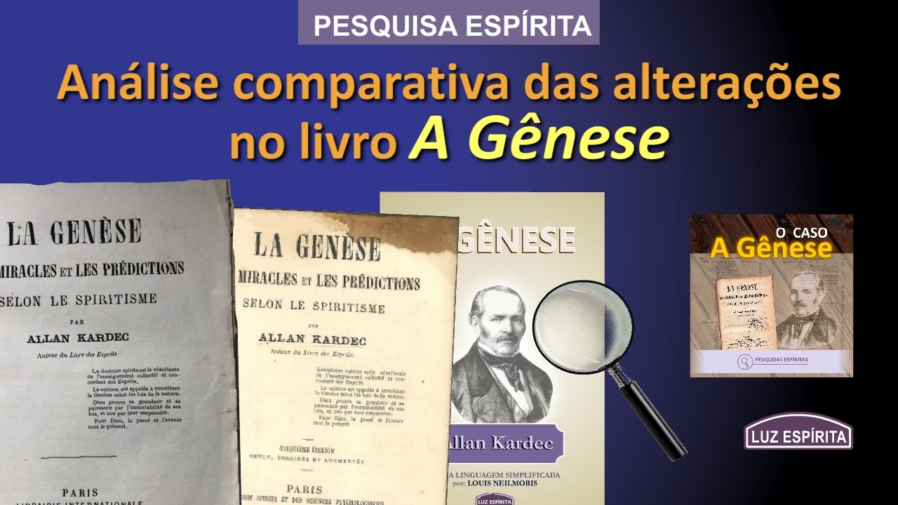 Análise comparativa das alterações no livro A Gênese
